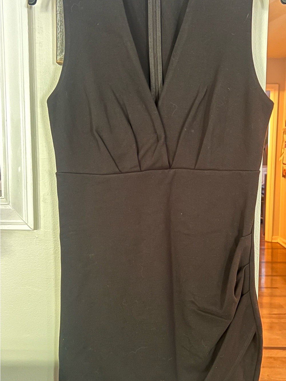 Lulu's Strapless Black Sheath Dress